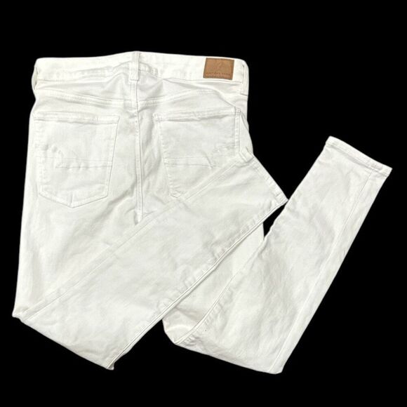 AEO AMERICAN EAGLE OUTFITTERS Hi-Rise Jegging Jeans White Plaid & MICHAEL KORS B - Picture 5 of 8